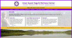 Desktop Screenshot of innerquestyoga.com